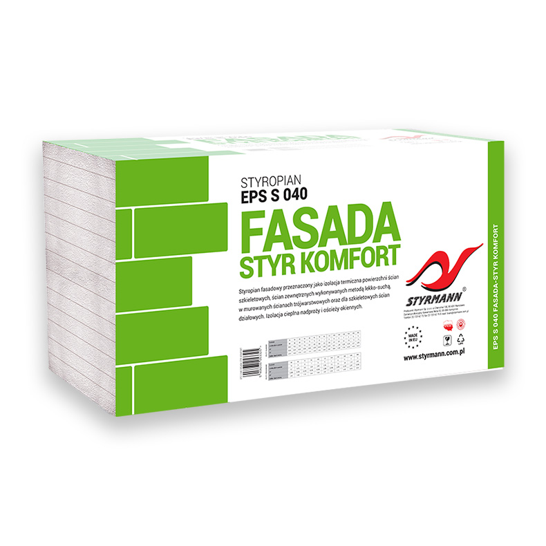 Styropian Elewacyjny EPS S 040 Fasada-Styr Komfort
