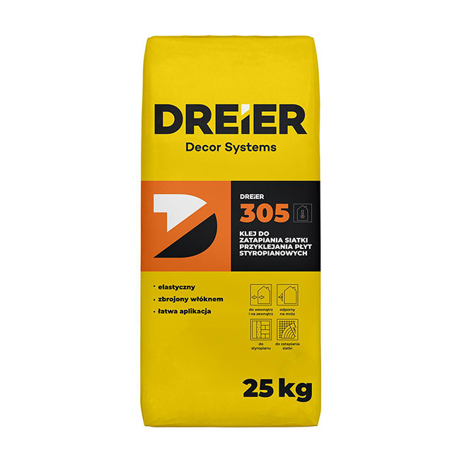Klej do Siatki i Styropianu Dreier 305 25 kg