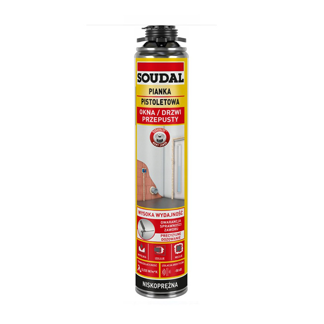 Piana Pistoletowa Soudal Yellow 750ml