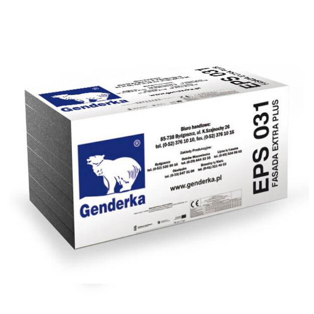 Styropian Grafitowy Genderka EPS 031 Fasada Extra Plus