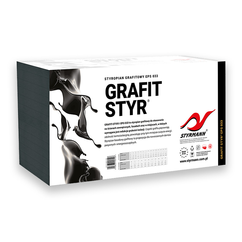 Styropian Grafitowy EPS 033 Grafit-Styr Fasada